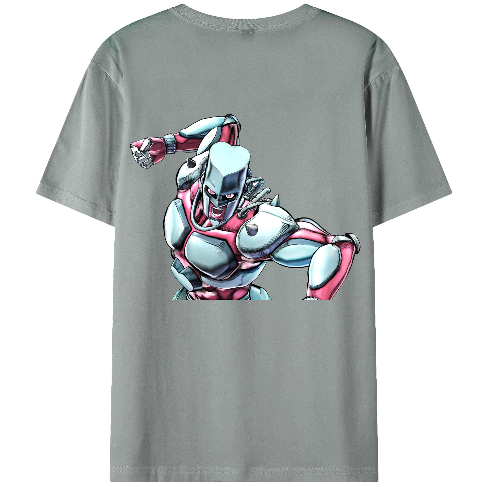 （画像用） ジョジョの奇妙な冒険 ひがしかた じょうすけ JoJo's Bizarre Adventure Higashikata Josuke 綿100％ メンズ半袖Tシャツ（バックプリント） 通気性